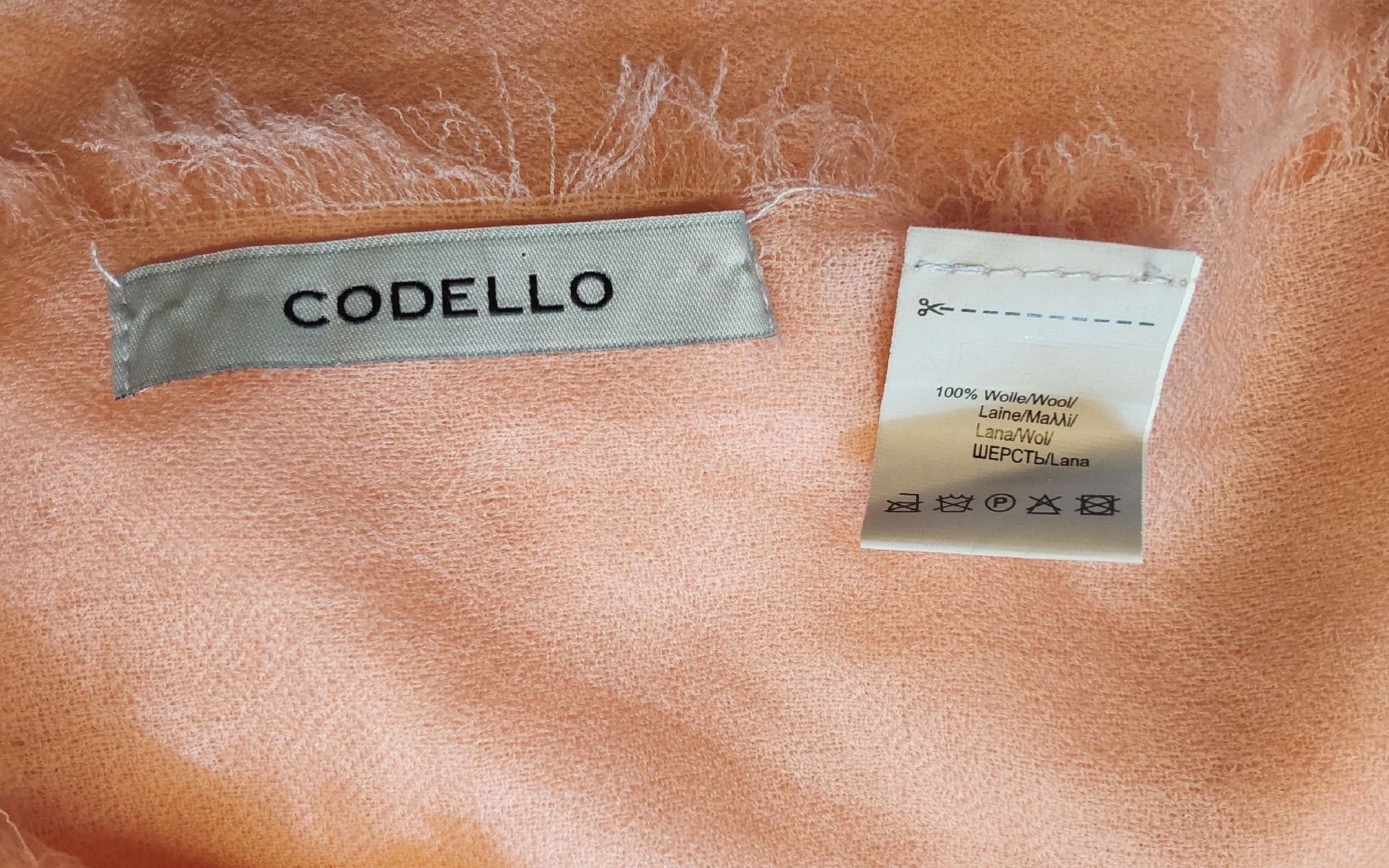Codello Foulards, Tücher & Schals: Schal Codello Wolle lachsrosa – Neu (gemäss Beschreibung) aus Köniz von scopello12 4