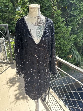 Pailletten-Kleid Zara Neu (M)