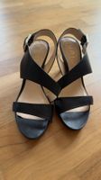 Unisa Sandalen, schwarz, Absatz, Gr. 38, Sommer-Sale!