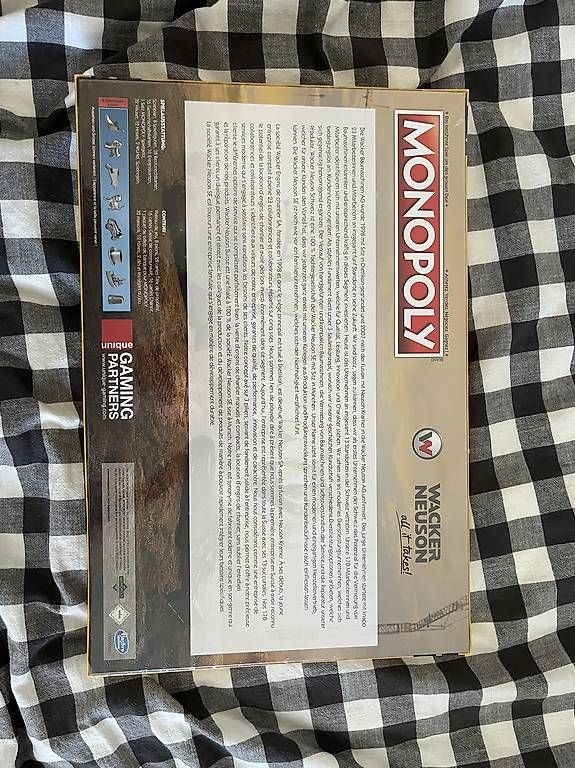 Giochi: Monopoly Wacker Neuson - Sonderausgabe – Nuovo e nell'imballaggio originale da Rothenburg venduto da tim_t6w2 1