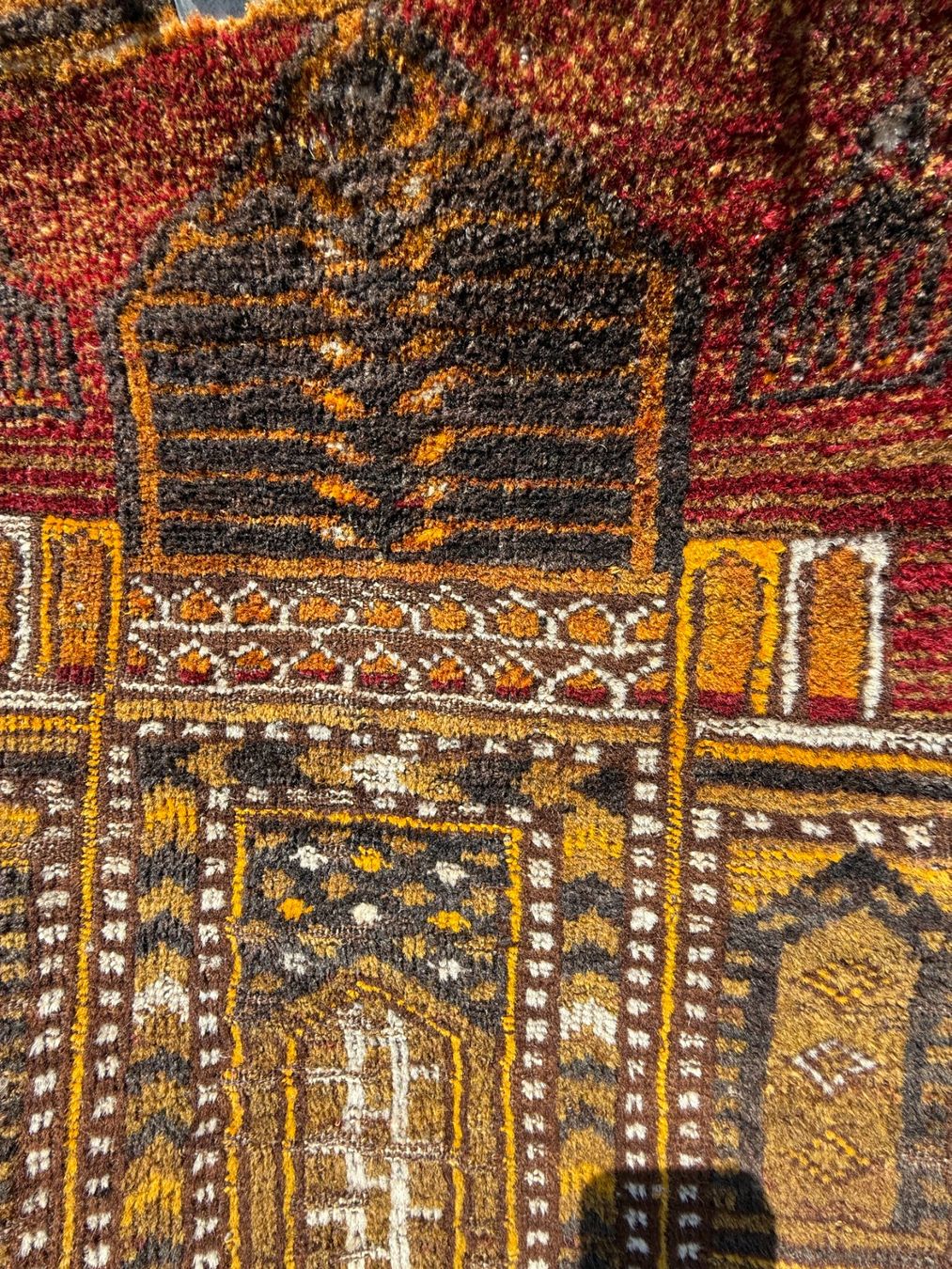 Tappeti: Baluch alter Teppich mit 3D-Effekt-Design 92x70cm sauber – Usato da Vacallo venduto da cri_229f 8