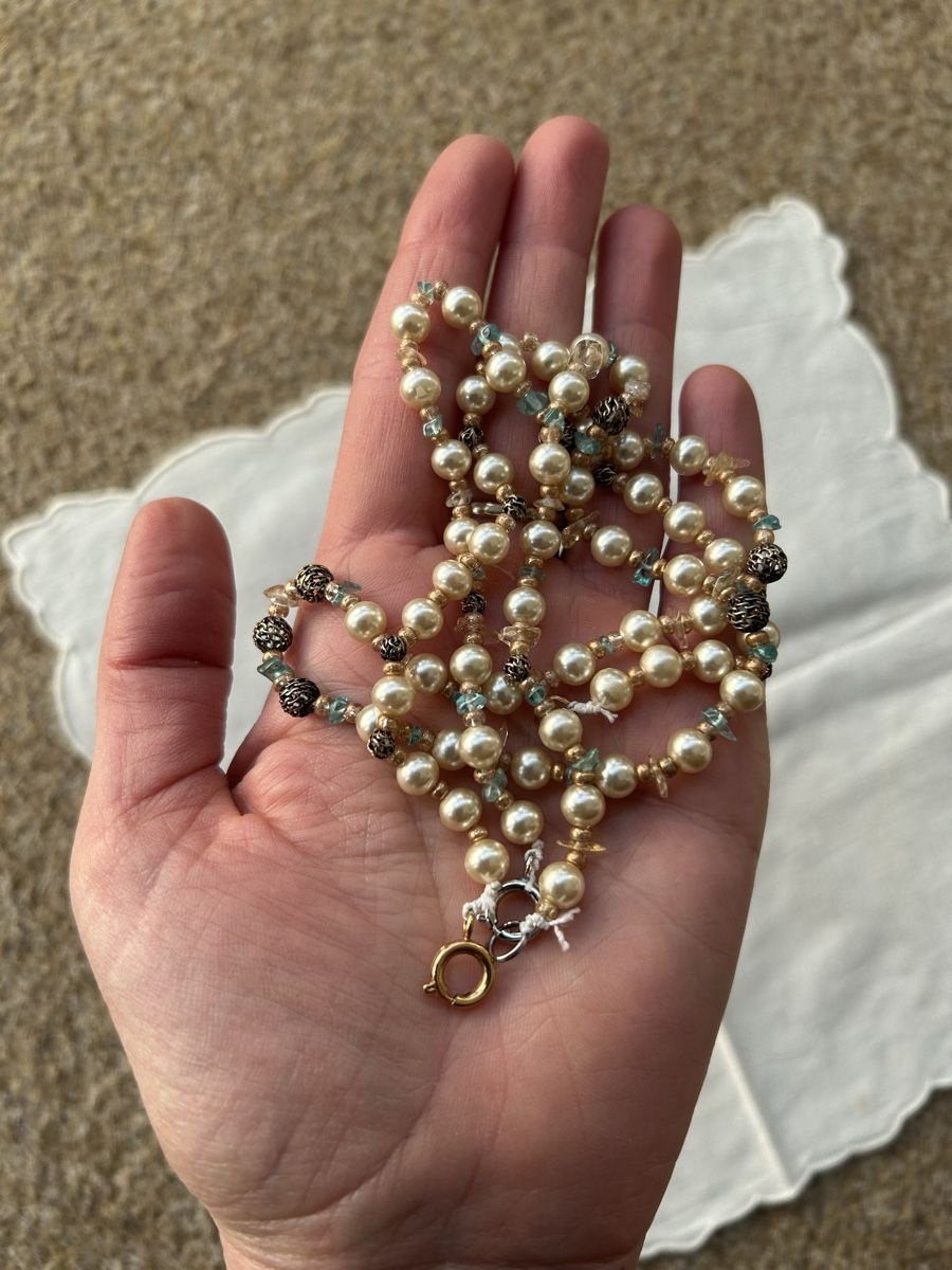 Catenine: Kette und Armband goldene Perlen – Usato da Birsfelden venduto da Exclusivity 3
