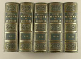 G.H. DUFOUR: TOPOGRAPHISCHE KARTE DER SCHWEIZ, 25 KARTEN