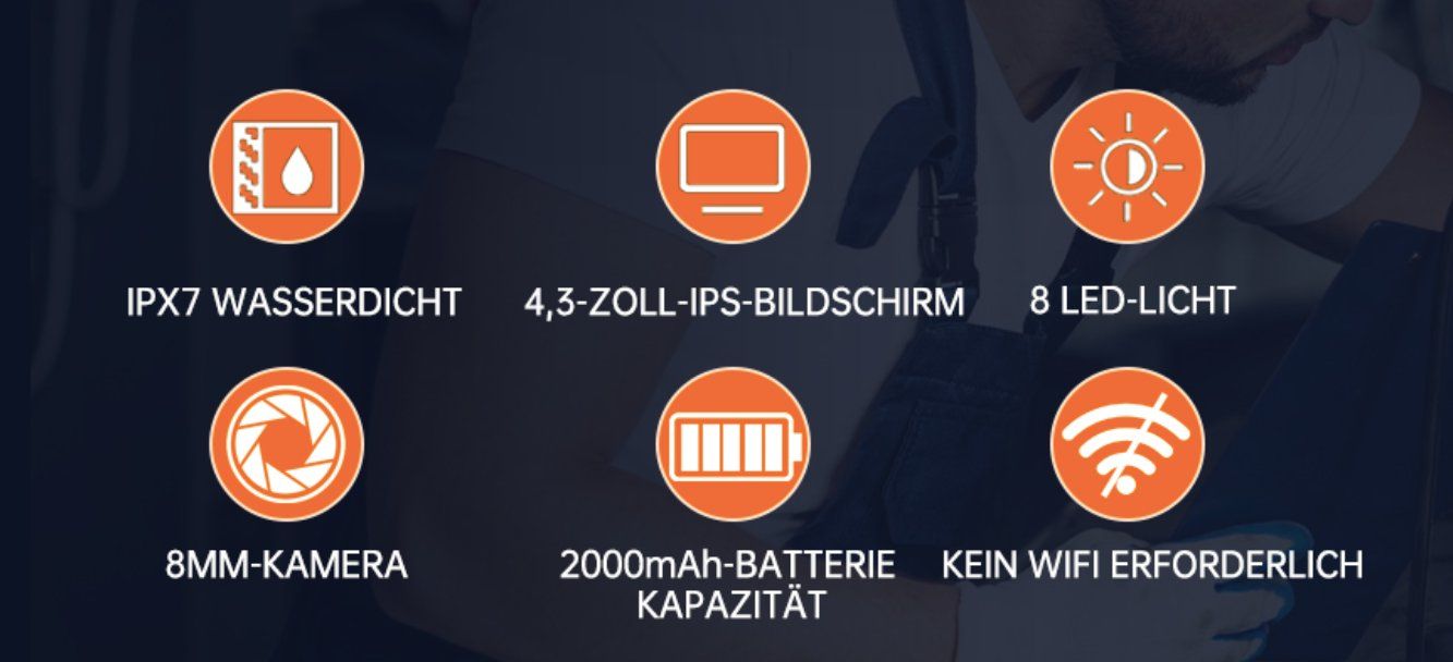 Alle Werkzeuge: Endoskopkamera mit Licht 10 Meter – Neu und originalverpackt aus Châtelaine von topshop.switzerland 4