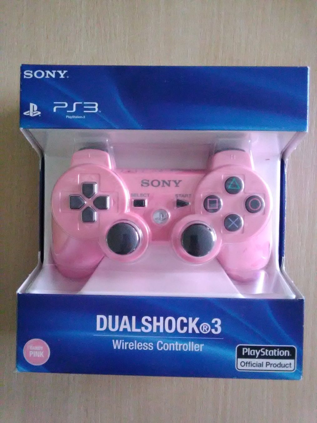 Controller: PlayStation 3 PS3 Controller Candy Pink NEU – Nuovo e nell'imballaggio originale da Einsiedeln venduto da Trader998