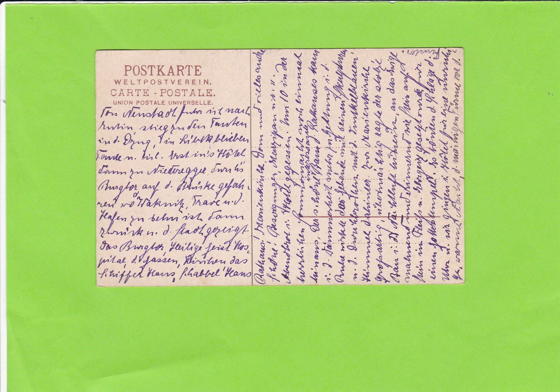 Cartoline postali: Lübeck-Burgthor-belebt – Usato da St. Peterzell venduto da neckertal 1