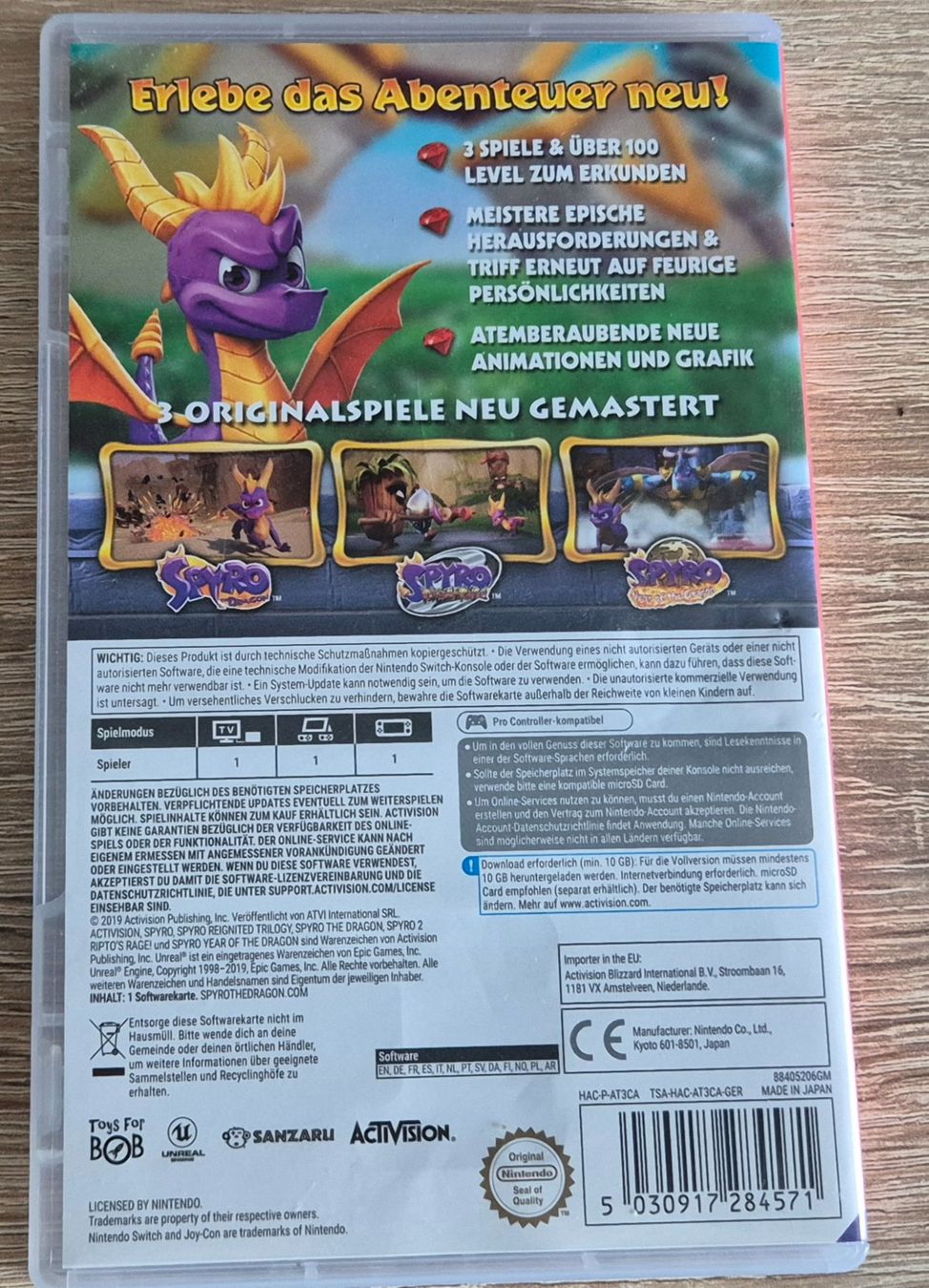 Spiele: SPYRO REIGNTED TRILOGY OVP Swtich – Gebraucht aus Winterthur von Daniele98 1