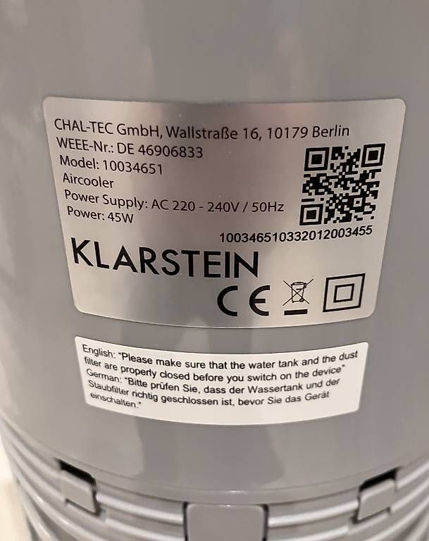 Ventilatoren: Wasser-Luftkühlgerät Skyscraper – Gebraucht aus Schmerikon von Amco 3