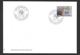 FDC UIT (D XI) 14 ET 13.9.1988