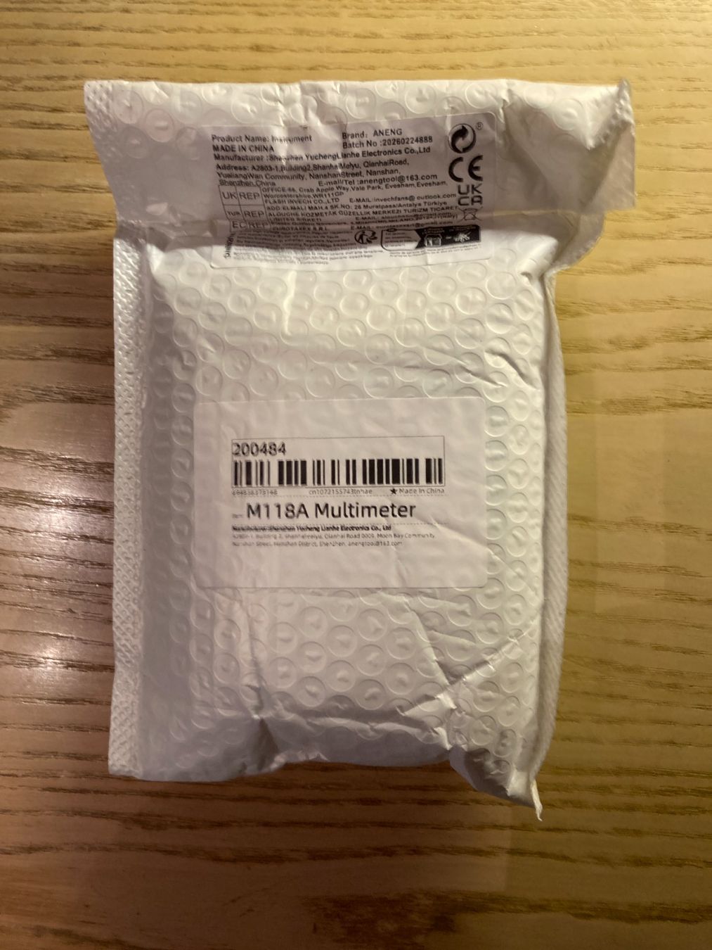 Misurare: Aneng M118A Multimeter - Neu - originalverpackt – Nuovo e nell'imballaggio originale da Zwingen venduto da Hugom 4