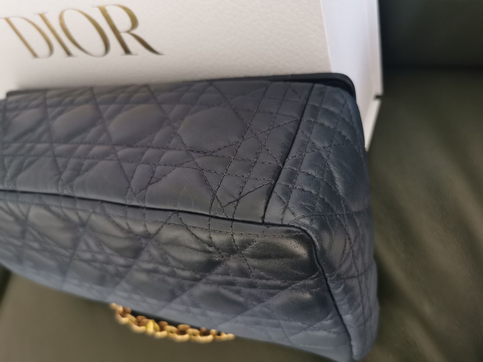 Dior Borse da donna: Dior caro gradient indigo blue – Usato da Zürich venduto da Allek 5