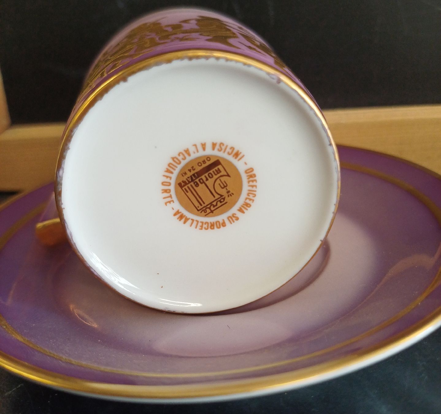 Tazze: Morbelli Tassen mit Gold – Usato da Merenschwand venduto da Brockinell 4