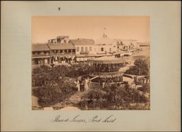 Fotografie Port Said, Place des Lesseps,