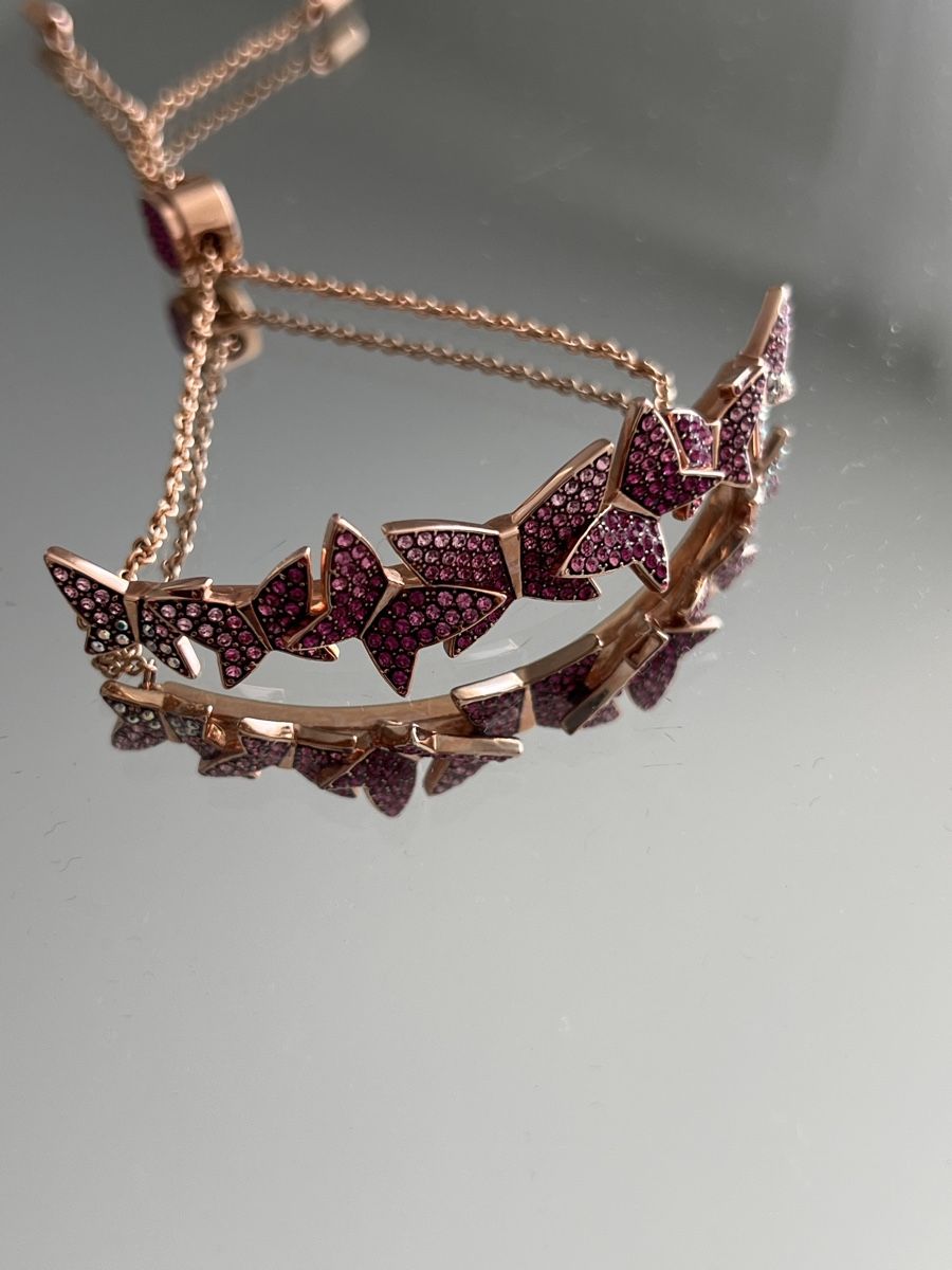 Swarovski Bracciali & Braccialetti: Swarovski Armband Schmetterlinge rosé – Nuovo (secondo la descrizione) da Winterthur venduto da ChicMarkt 8
