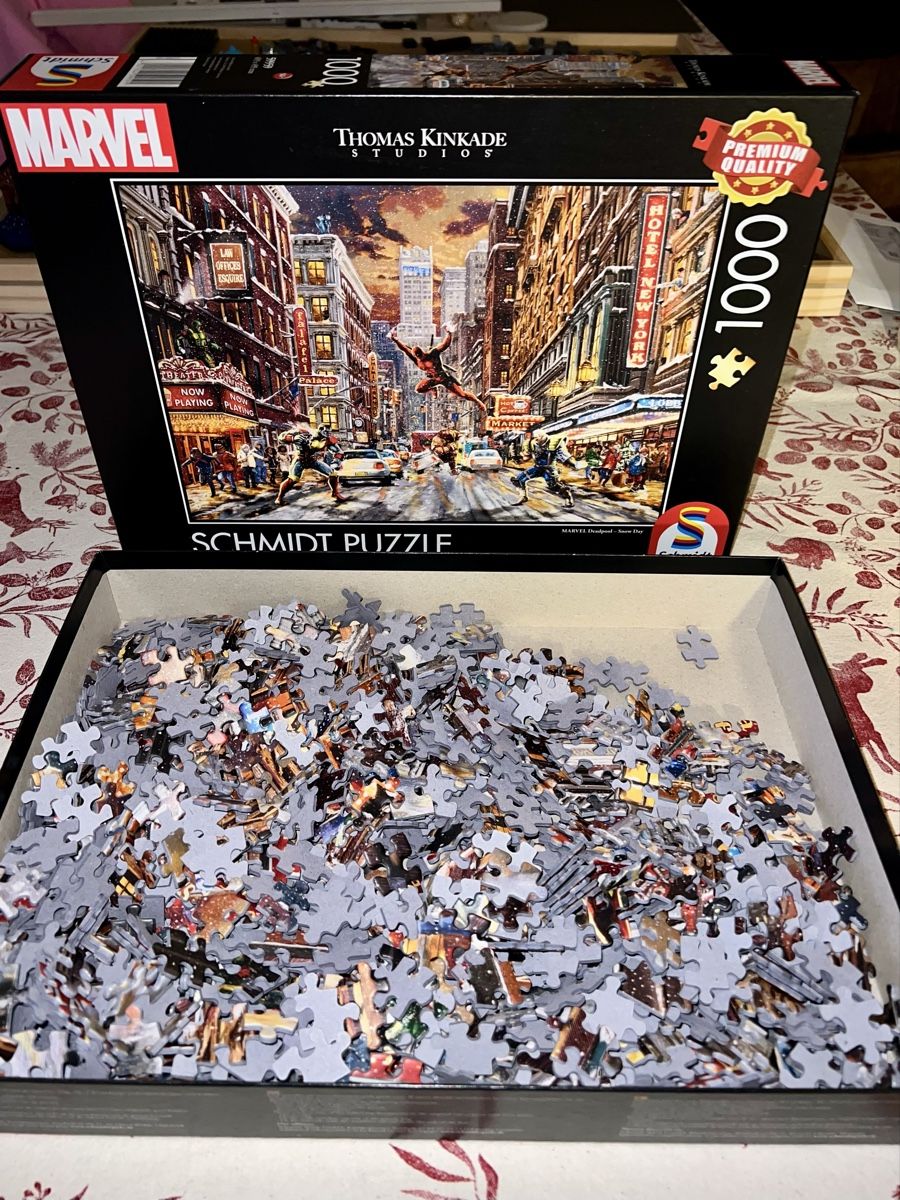 Puzzle: Schmidt Puzzle 1000 - Marvel Deadpool Snow Day – Nuovo (secondo la descrizione) da Bern venduto da RussianDoll 1
