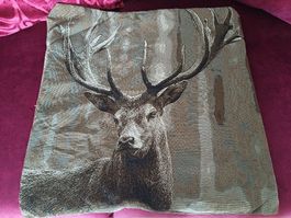 Edler Hirsch Kissenbezug, Dekoration 55x55cm