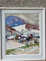 Öl auf Weinwand, von W. Lerch