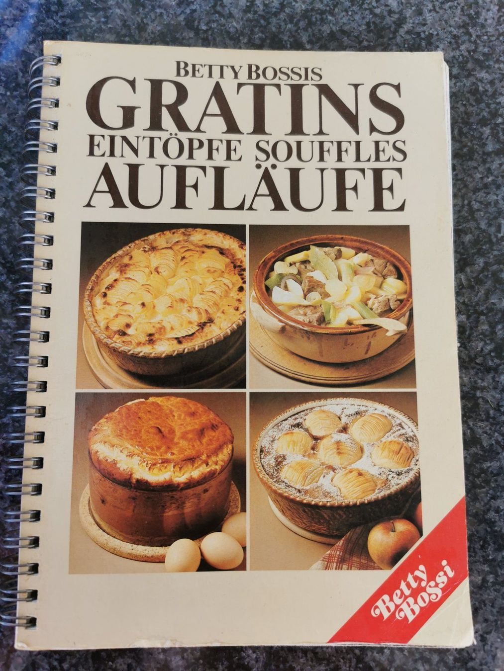 Libri: Betty Bossi; Gratins Eintöpfe Aufläufe – Usato da Boniswil venduto da Totomat-Lady2