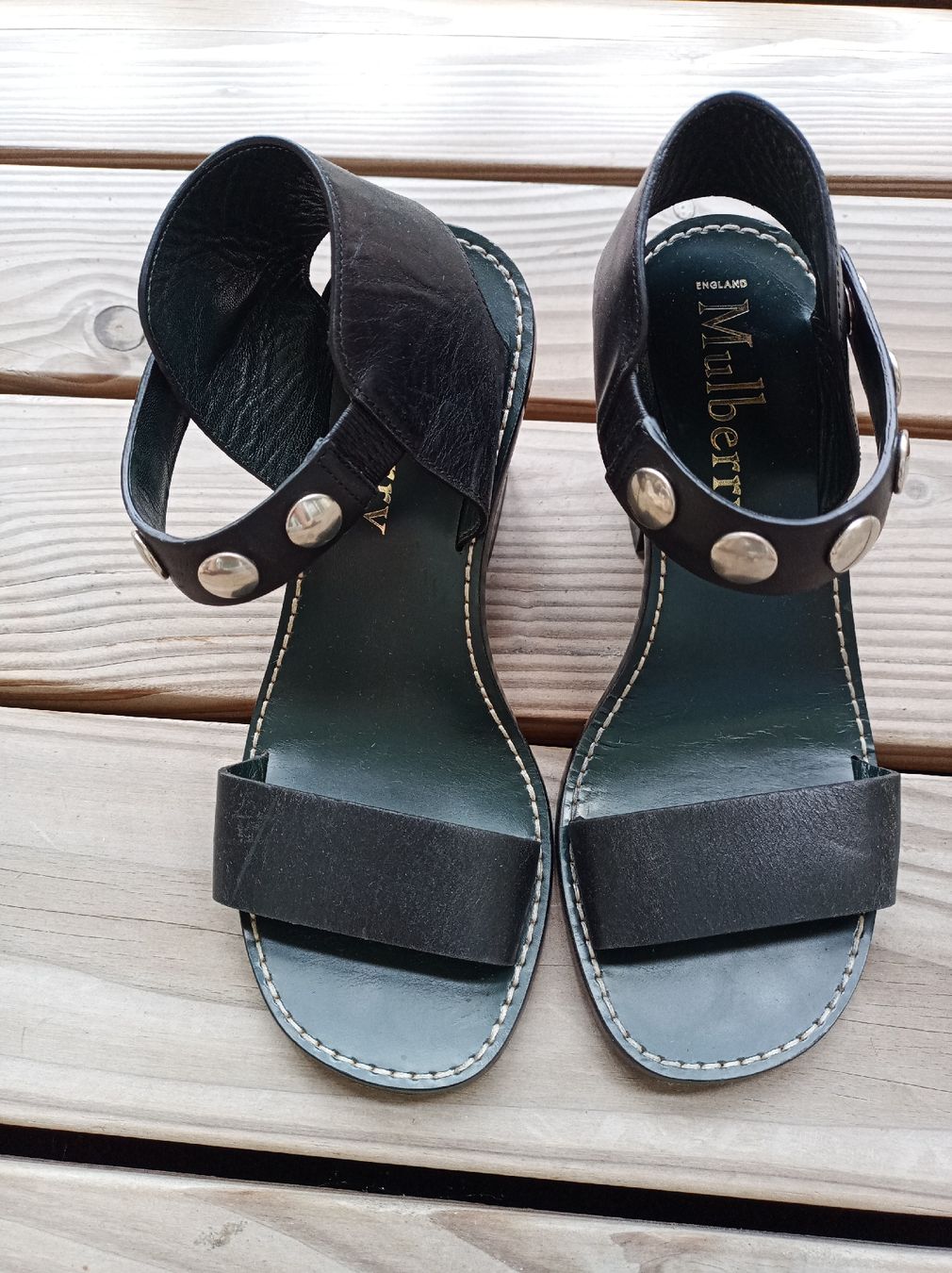 Scarpe da donna: Mulberry Black Leather Sandals - Size 37 – Usato da Buchs ZH venduto da Katia.K 2