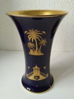 Vase in Kobaltblau und Gold von Bavaria