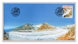 Sehenswürdigkeiten 2025 (G238) Aletsch Gletscher glacier FDC