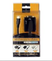 HDMI auf VGA Adapter Konverter mit Audio Ausgang Kabel Neu