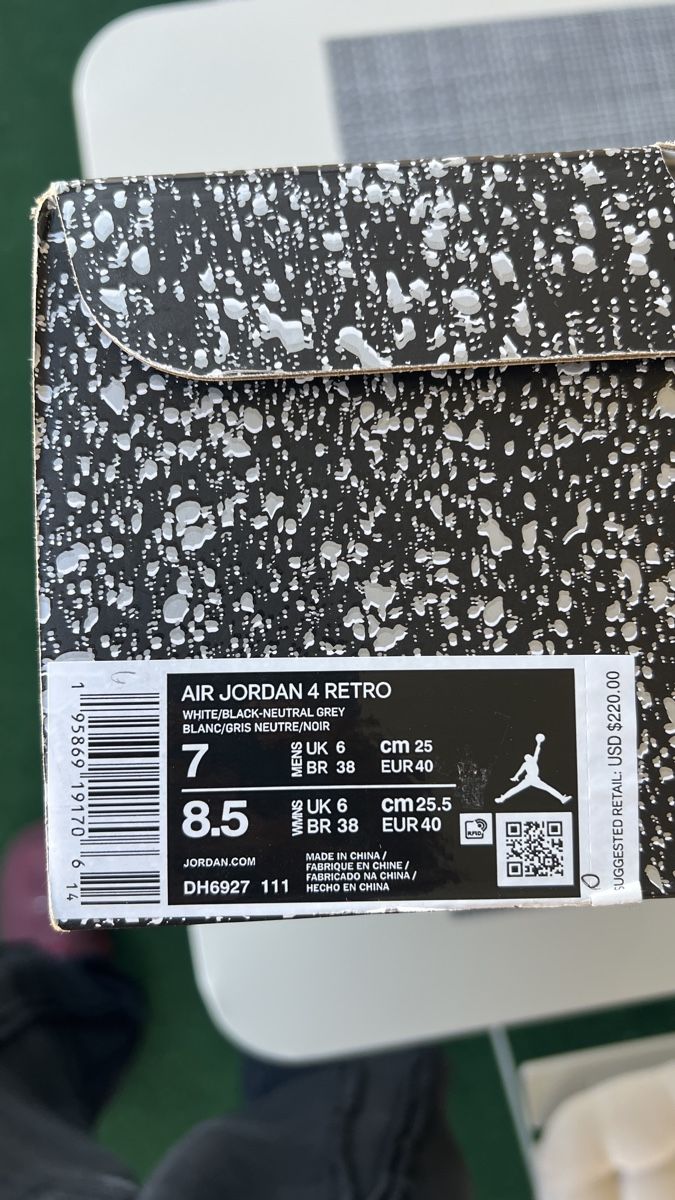 Jordan Scarpe da uomo: Jordan 4 Military black  – Nuovo e nell'imballaggio originale da Winterthur venduto da pet_n2q9 7