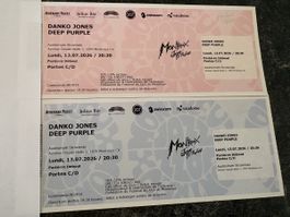 2 Tickets Danko Jones/Deep Purple am 13.07.2026 in Montreux