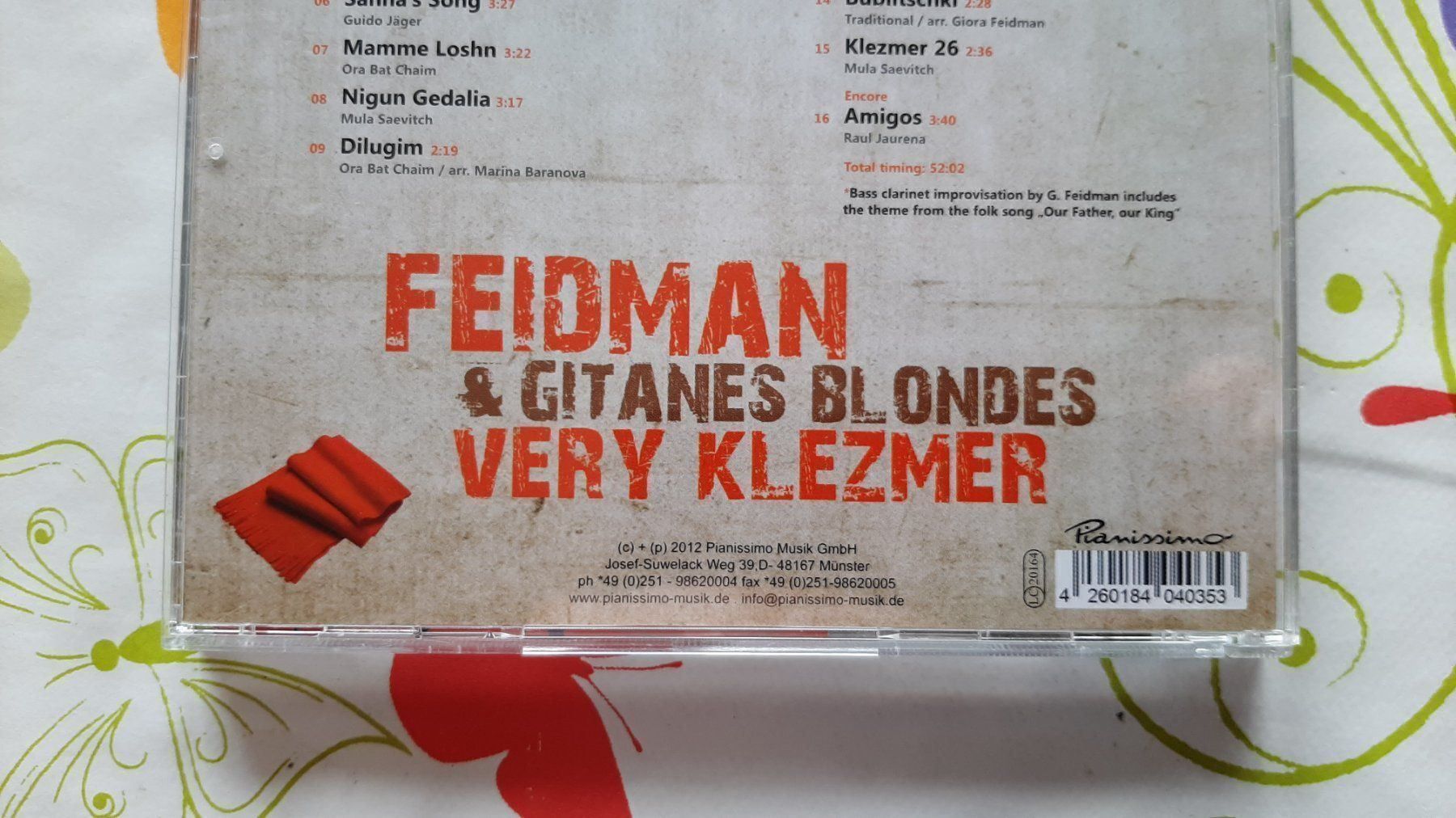 CD: CD Feidman & Gitanes Blondes – Usato da Pully venduto da bro_n52j 4