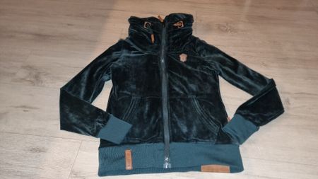 Naketano Samt Jacke, dunkelgrün, Grösse S, Top Zustand! neuw