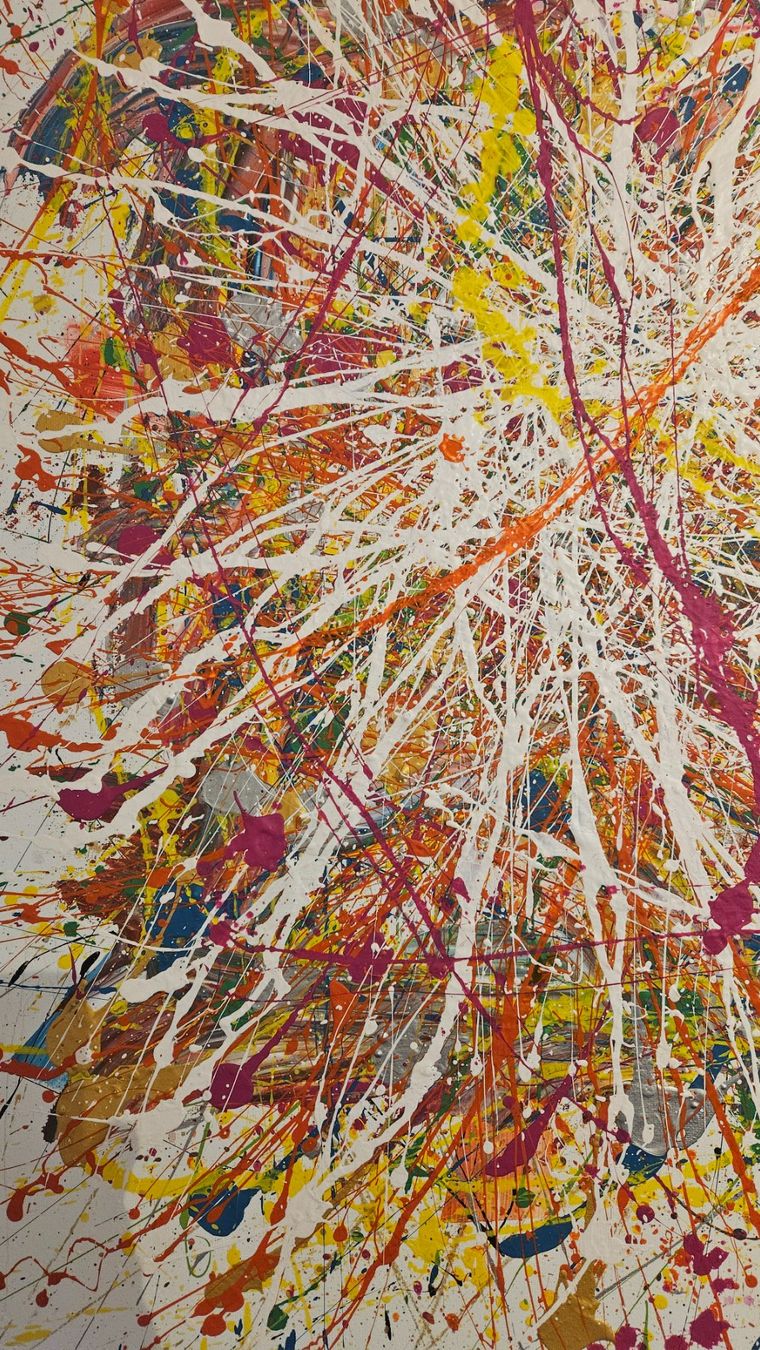 Gemälde: Tableau abstrait moderne, explosion de couleurs vives! – Neu (gemäss Beschreibung) aus Le Locle von fab_c9hh 6