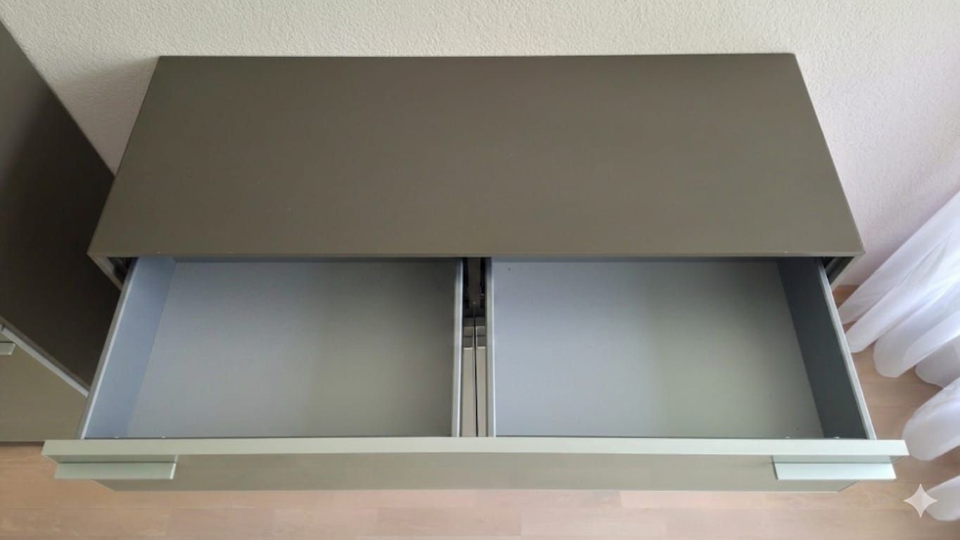 Armadi: Sideboard und Vitrine mit Glasfronten von MAB Mod. Aguado – Usato da Basel venduto da Blaetz 2