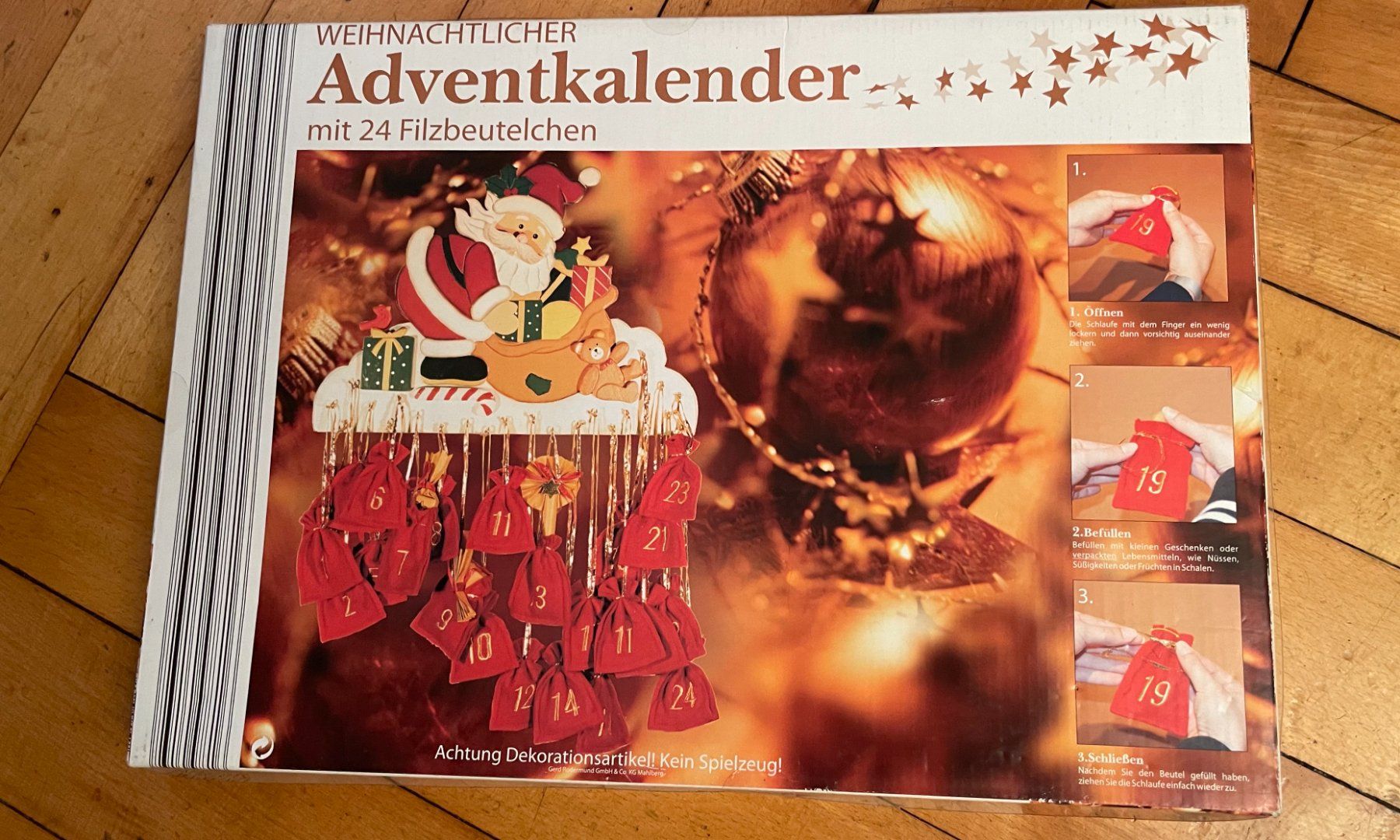 Calendari: Adventkalender mit 24 Filzbeutelchen – Usato da Zürich venduto da loriana 1
