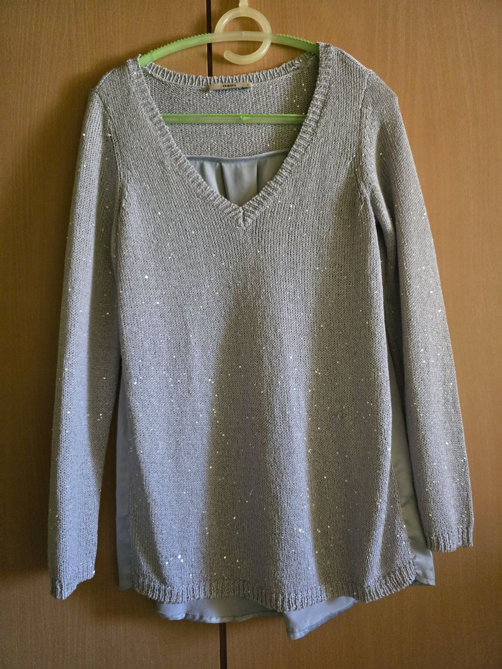 Pulls & Sweat-shirts: Pull gris à paillettes, t. L – D'occasion à La Neuveville par Diamise