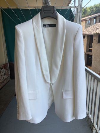 Zara Blazer M mit Smoking Kragen