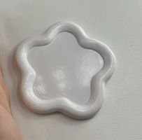 White Flower Trinket Dish for Jewelry, Spring Home Decor 🌸