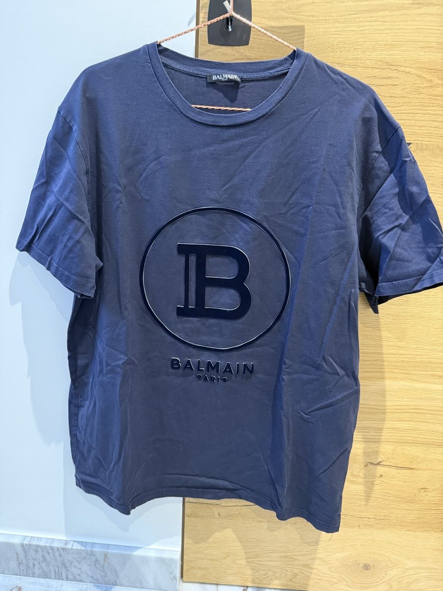 Balmain T-Shirts: T-shirt Balmain Homme, taille XL, bleu foncé, été😎. – Neu (gemäss Beschreibung) aus Studen BE von kim_d27q