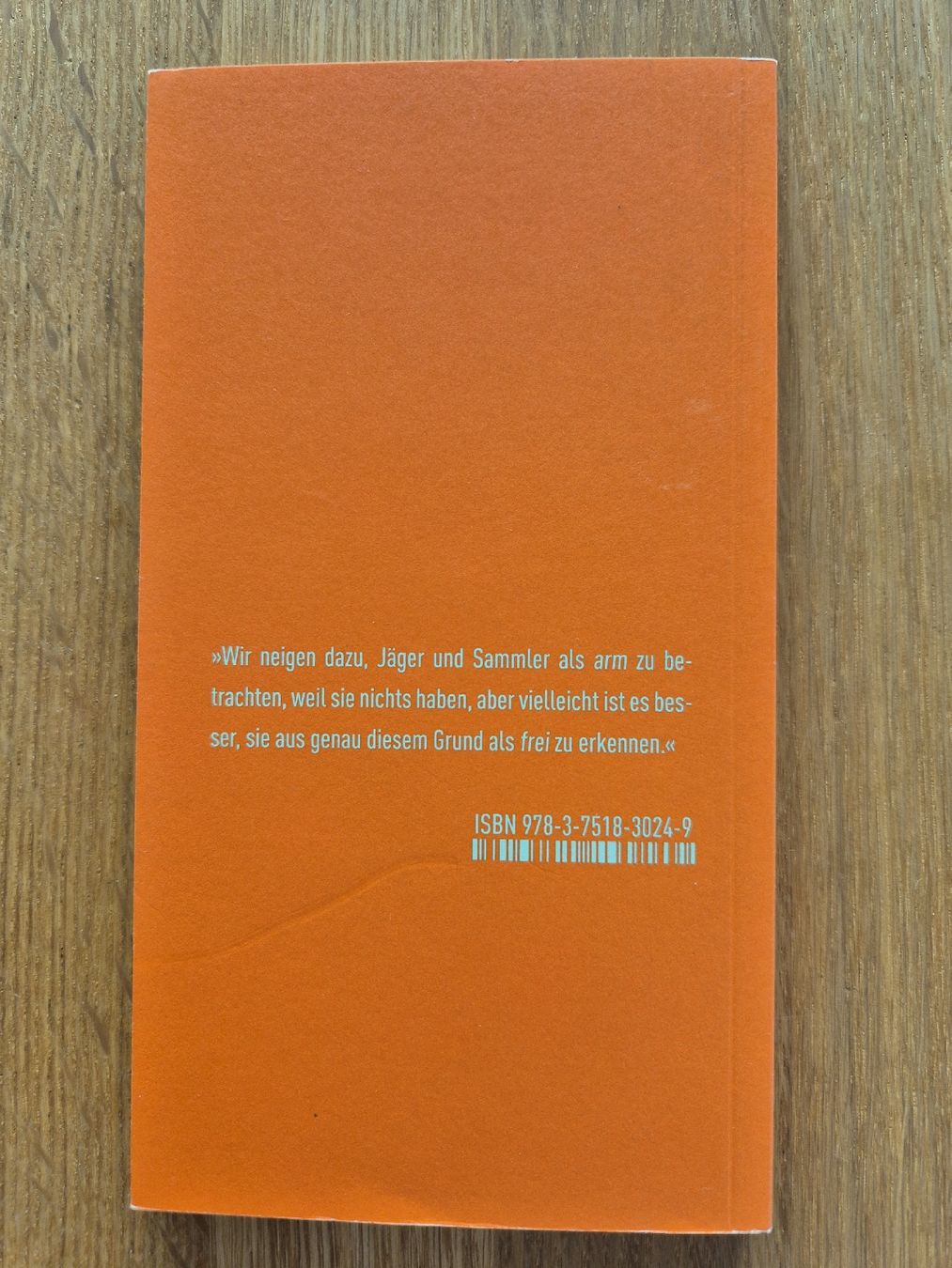 Libri: Marshall Sahlins- ursprüngliche Wohlstandsgesellschaft – Usato da Bern venduto da miruslav 1