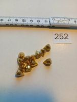 Goldene Ziernieten / neuwertig