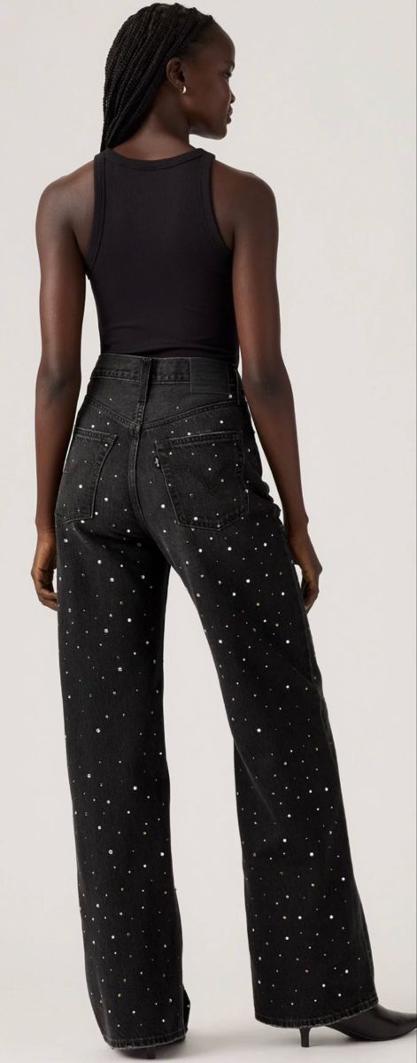 Levi's Jeans: Levis Wide Leg Jeans Glitzer – Neu (gemäss Beschreibung) aus Wolfwil von ISAsShop 2
