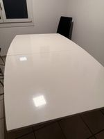 Ausziehbarer Tisch weiss, 180/220, 105cm
