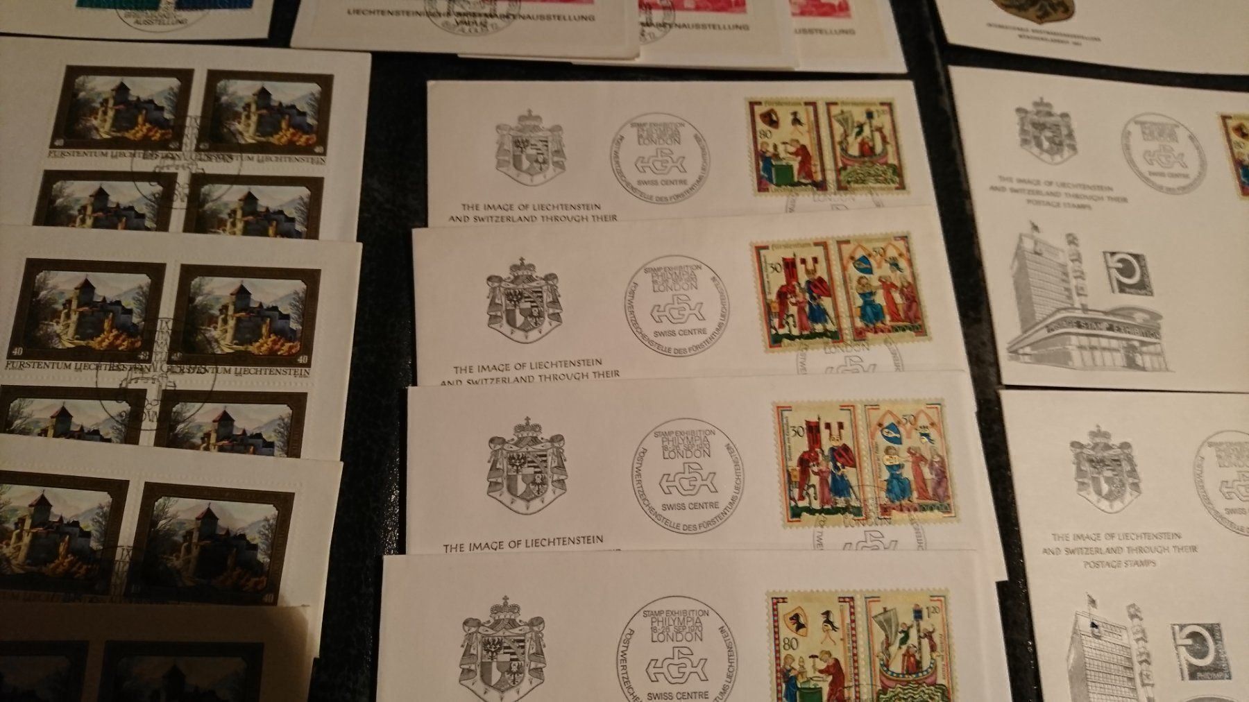 Tous les timbres: 21 Austellungsbriefe Lichtensteiner Post – D'occasion à Remetschwil par Hofiii 5