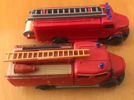 2x Magirus LKW Feuerwehr