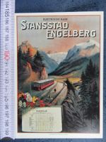 ELEKTRISCHE BAHN SNSSTAD ENGELBERG REPRO AK UM 1899 ONW