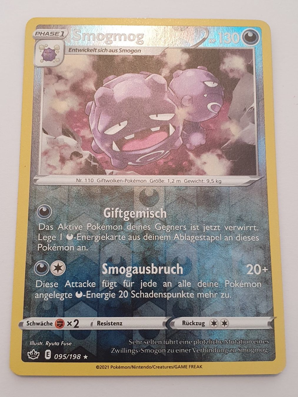 Pokémon Carte collezionabili: Smogmog / 2021 Pokémon / Reverse Holo – Usato da Oberdorf BL venduto da BaldenEagle