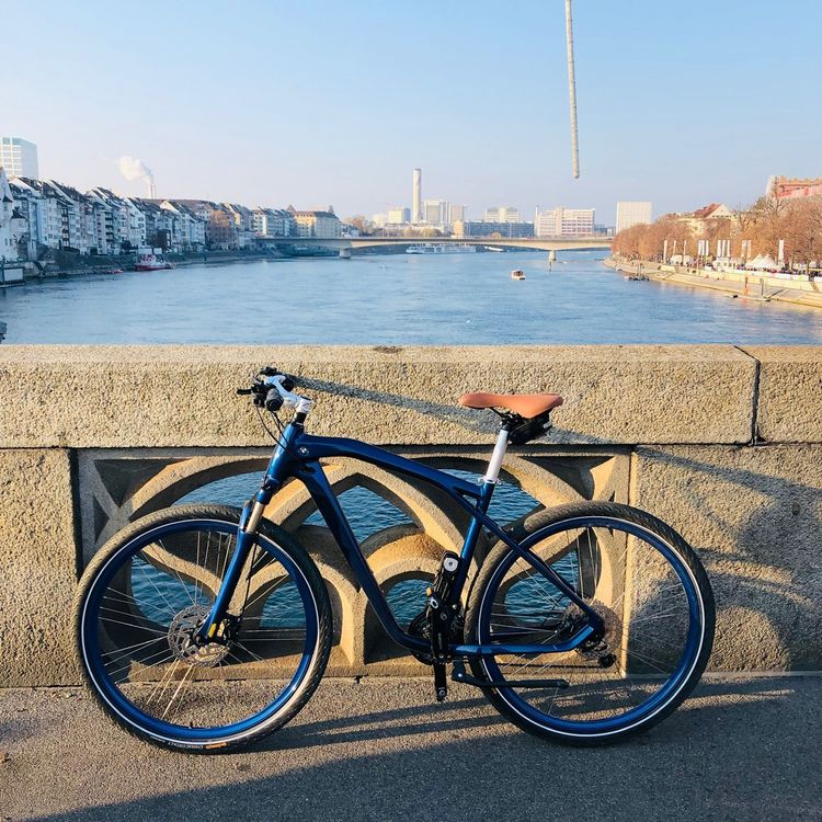 bmw cruise bike blue