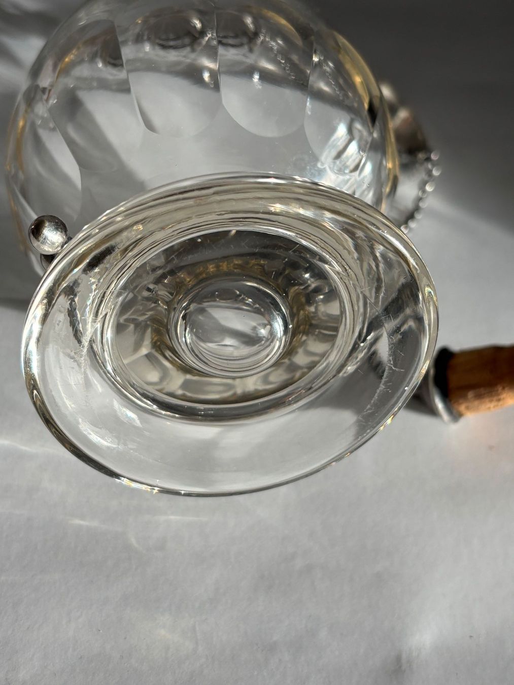 Caraffe: Antike Karaffe mit Silbermontur (versilbert) – Usato da rotkreuz venduto da baudisch 6