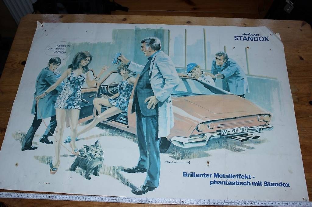 Documenti: STANDOX  alter Prospekt, Oldtimer Carosserie – Usato da Werthenstein venduto da joniace