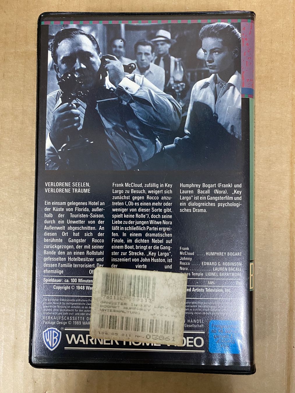 Alle VHS: Gangster in Key Largo (VHS) – Gebraucht aus Eschlikon TG von 1.- 3