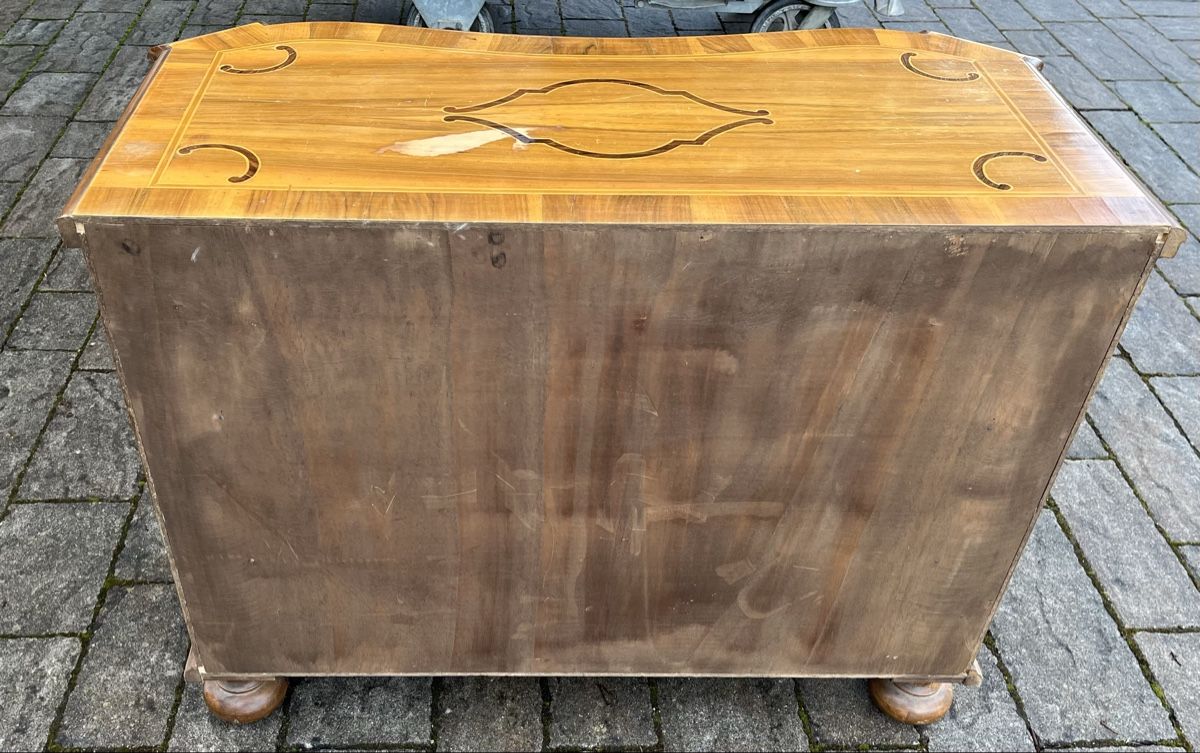 Cassettiere: Antike Kommode mit Intarsien, restaurationsbedürftig! – Usato da Sissach venduto da Raudy72 2